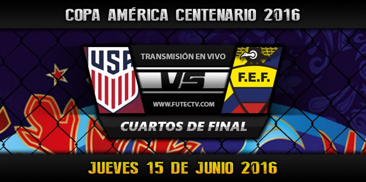 Estados Unidos vs Ecuador (2-1) Copa América 2016 - todos los goles resumen
