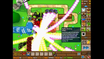 Balloons Tower Defense 5 - Rounds 85 to 108 on Hard