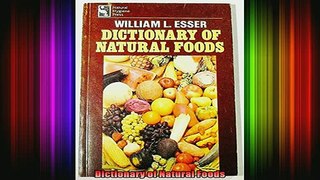 READ book  Dictionary of Natural Foods Full EBook