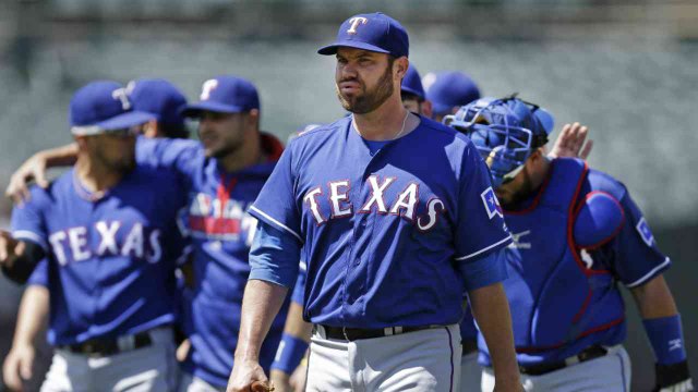 Colby Lewis Loses No-Hit Bid in 9th
