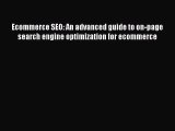 Download Book Ecommerce SEO: An advanced guide to on-page search engine optimization for ecommerce