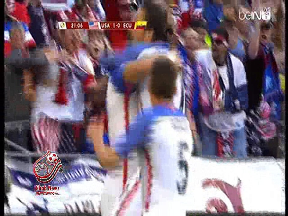 اهداف مباراة ( الولايات المتحدة الأمريكية 2-1 الإكوادور ) كوبا امريكا