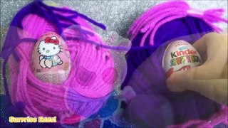 Kinder Surprise Eggs Peppa Pig & Hello Kitty Toys