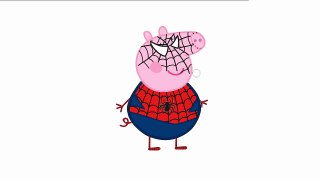 Peppa pig turned spider man after bite - Funny Peppa pig