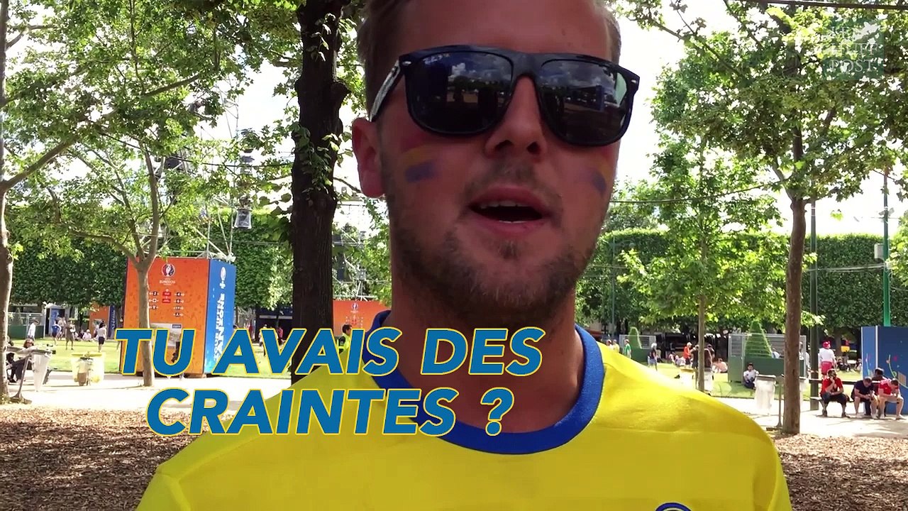 Notre supporter suédois aime la bière et le café français et va même essayer les cuisses de grenouilles