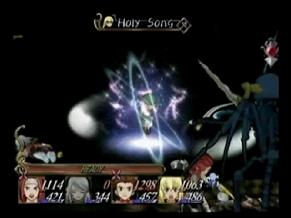 tales of symphonia-Attaque speciale combinée Pluie d'etoile