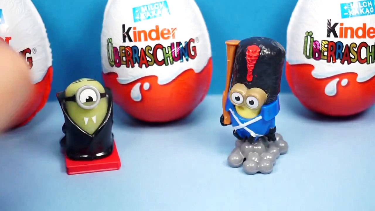 5Minions surprise eggs! Interesting toys Kinder Surprise 5미니언즈 서프라이즈 에그! 액체괴물 액괴 점토 모래 미니어쳐