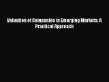 [PDF] Valuation of Companies in Emerging Markets: A Practical Approach Download Full Ebook