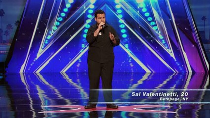 Video herunterladen: La performance vocale de Sal Valentinetti à America's Got Talent 2016