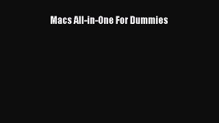 Read Macs All-in-One For Dummies Ebook Free