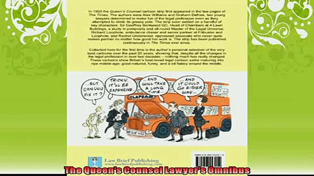 Free PDF Downlaod  The Queens Counsel Lawyers Omnibus  BOOK ONLINE