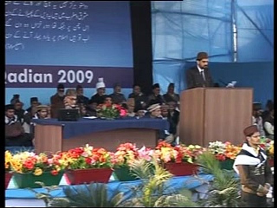 Tilawat Hafiz Qari Masroor Ahmad in Jalsa salana Qadian 2009.