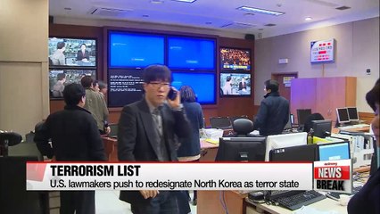 U.S. lawmakers push forward to redesignate N. Korea as terror state