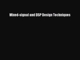 Read Mixed-signal and DSP Design Techniques Ebook Free