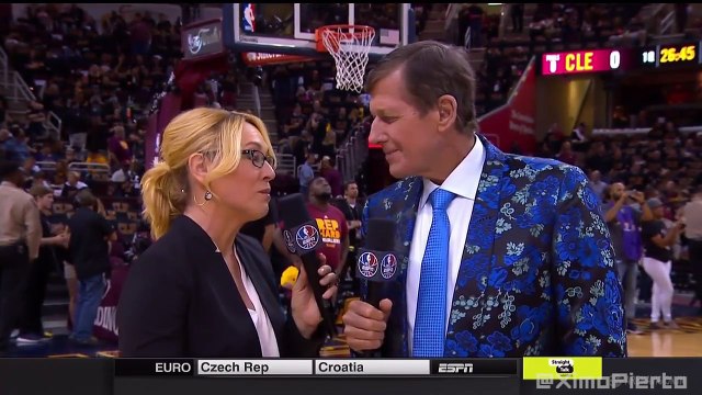 Doris Burke & Craig Sager Preview Game 6 Warriors vs Cavaliers June 16, 2016 NBA Finals