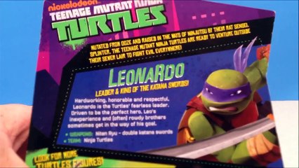 TEENAGE MUTANT NINJA TURTLES LEONARDO NICKELODEON ACTION FIGURE REVIEW