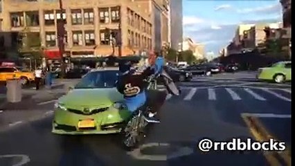Gros coup d'adhrénaline en vélo !