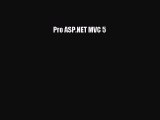 Read Pro ASP.NET MVC 5 Ebook Free