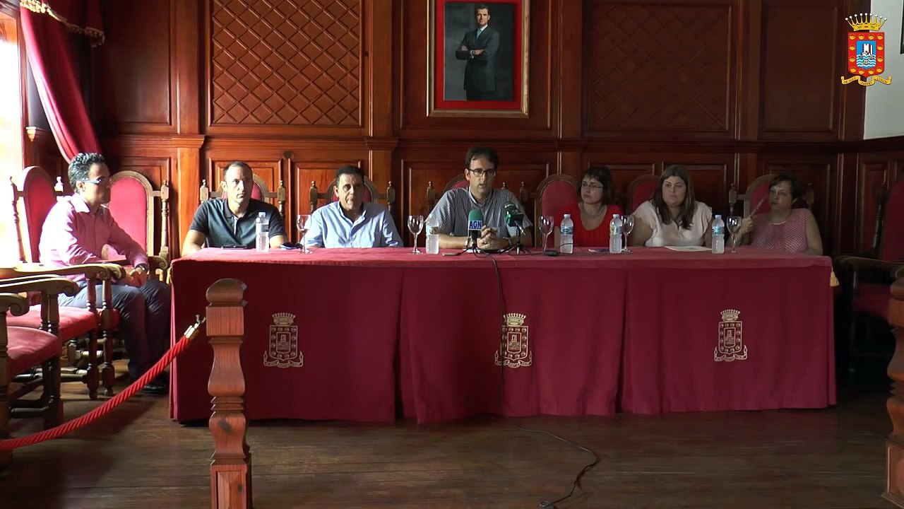 Presentación del programa de fiestas en honor a la Virgen de Guadalupe