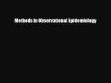 Read Methods in Observational Epidemiology PDF Full Ebook