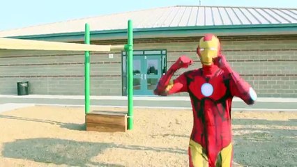 Iron man vs Spiderman Real fight in Real life - Superheros Fight to death!