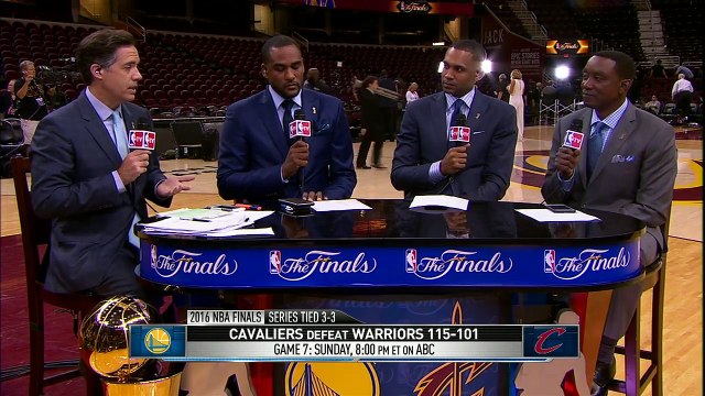 GameTime Andre Iguodala Back Injury Warriors vs Cavaliers Game 6 June 16, 2016 NBA Finals