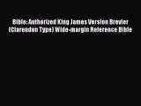 Download Book Bible: Authorized King James Version Brevier (Clarendon Type) Wide-margin Reference