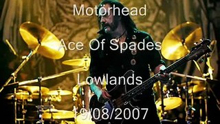 Motörhead Ace Of Spades Lowlands 19/08/2007