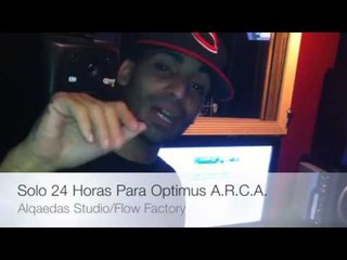Arcangel En El Estudio Faltan 24 Horas Pa Optimus Arca @Alqaedas Estudio