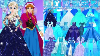 Disney Frozen Cartoon Dress Up Game - Frozen Anna and Elsa Makeover Dress Up Game for Girls