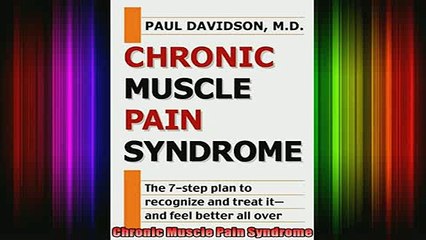 READ book  Chronic Muscle Pain Syndrome Full EBook