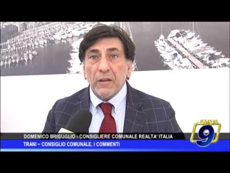 Trani | Consiglio Comunale, il commento del consigliere Briguglio