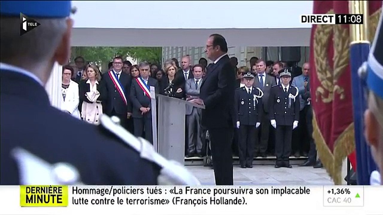 "Des mesures seront prises pour garantir l'anonymat" des policiers en dehors de leur service (Hollande)