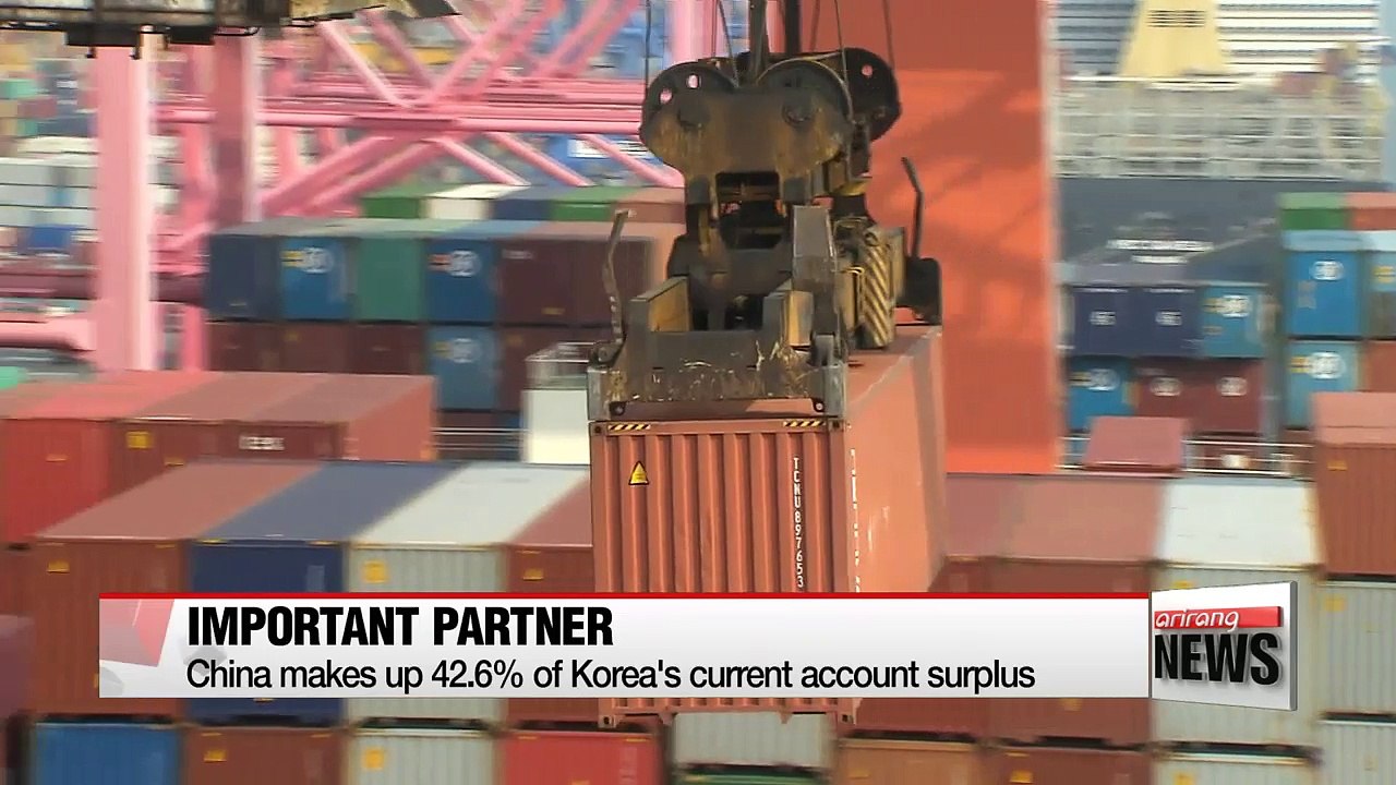 Korea's current account surplus with China dips 19.5% in 2015