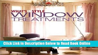 Download What s In Style:  Window Treatments  Ebook Free