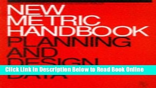 Read New Metric Handbook: Planning and design data  PDF Free