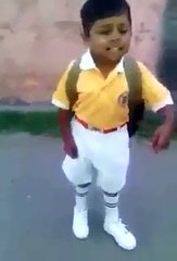 A chaild singing song for panjab movics