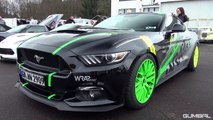 Ford Mustang GT Roush Performance Stage 2 - Revs & Drag Racing!