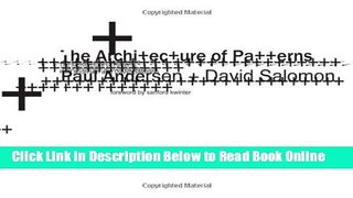 Read The Architecture of Patterns  Ebook Free