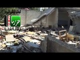 ريف دمشق حزرما آثار الدمار جراء القصف العنيف على المنازل 25 7 2013