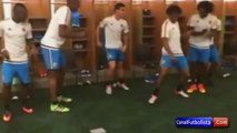 Divertido baile de James Rodriguez y Cuadrado Copa América 2016