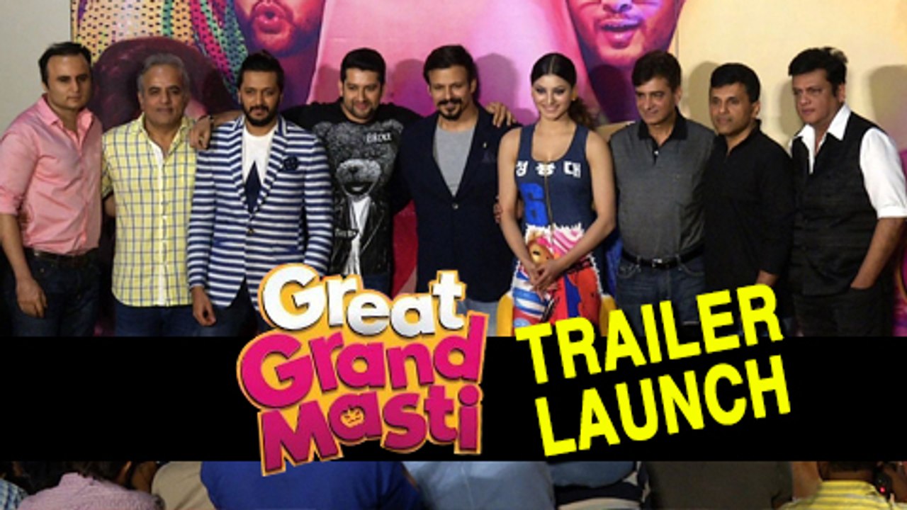 Great Grand Masti Trailer Launch Full Event | Aftab Shivdasani,Riteish Deshmukh And Vivek Oberoi
