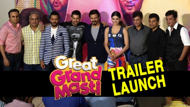 Great Grand Masti Trailer Launch Full Event | Aftab Shivdasani,Riteish Deshmukh And Vivek Oberoi