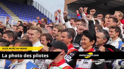 Les coulisses de la photo des pilotes avec Alex Wurz