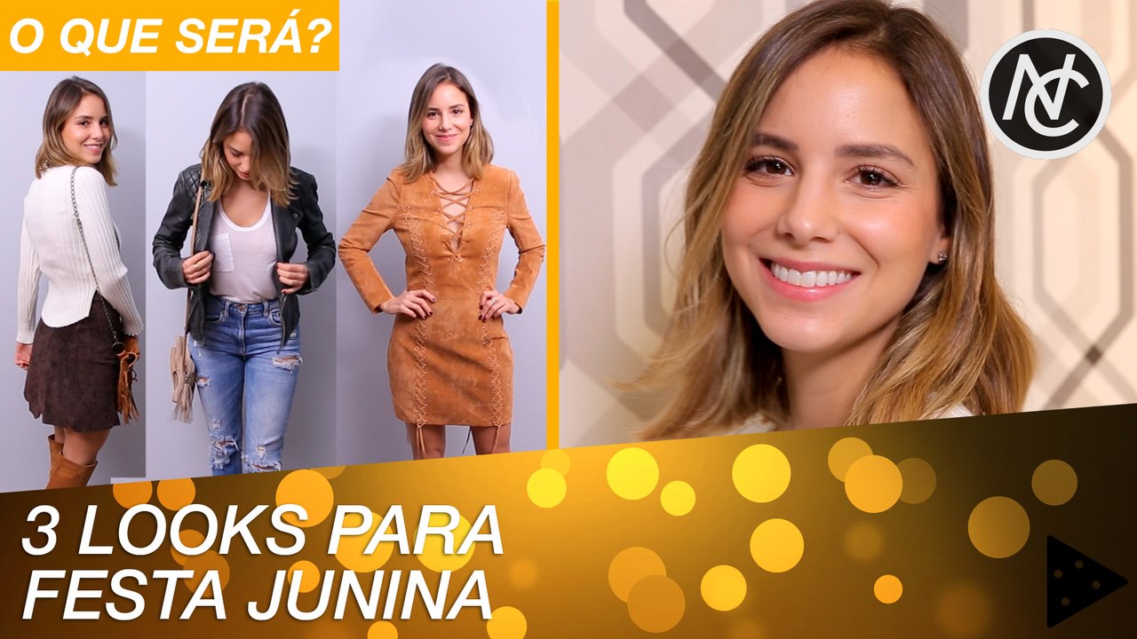 3 LOOKS DE FESTA JUNINA COM LUISA ACCORSI