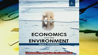 For you  Economics and the Environment