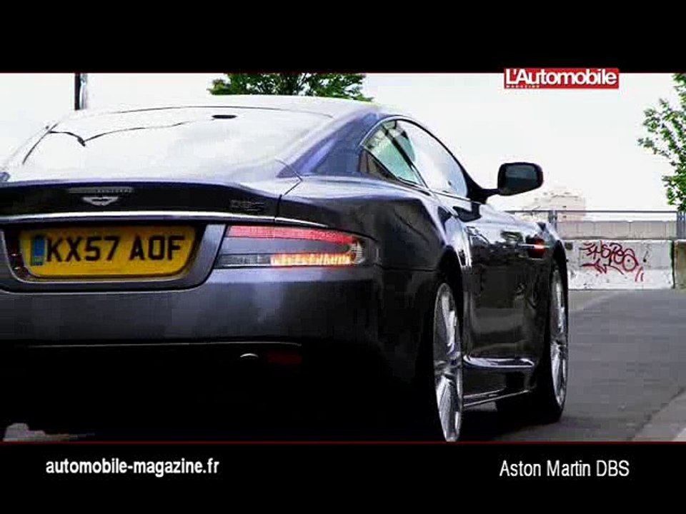 L'Aston Martin DBS dans les rues de Paris