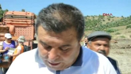 Söke'de Taş Ocağı İstemeyen Burunköy Sakinleri Eylem Yaptı