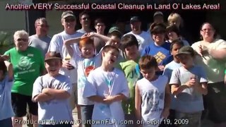 Coastal Cleanup in Land O'Lakes 9 19 2009