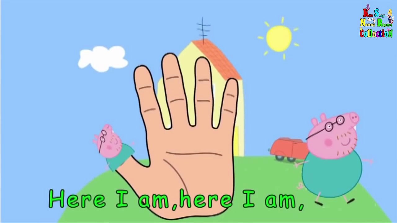 the finger family song peppa pig nursery rhymes for kids